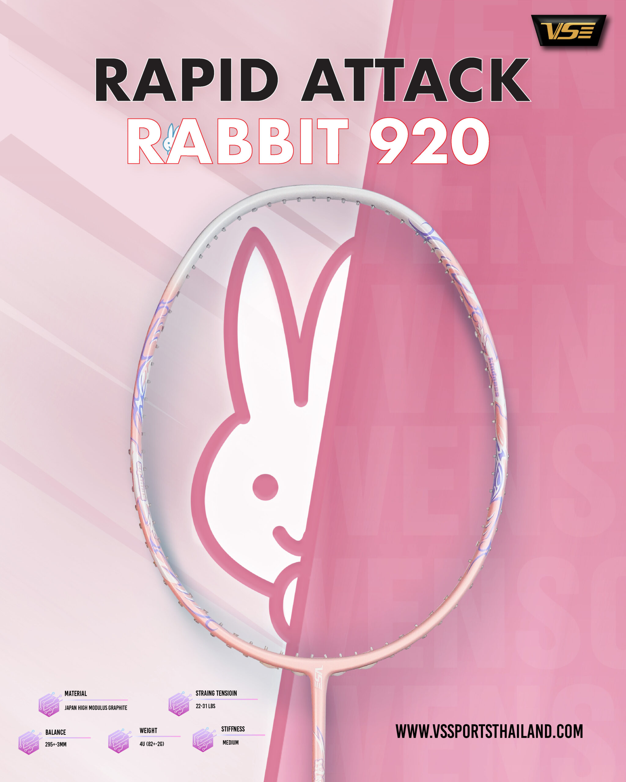 Rabbit 929 (Pink)